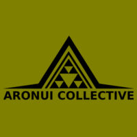 Aronui collective black Logo tshirt mens Design