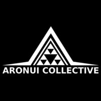 Aronui collective white Logo tshirt mens Design
