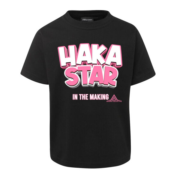 Haka Star kids Tshirt pink Thumbnail