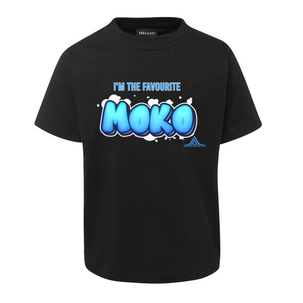I'm the favourite Moko blue tshirt Thumbnail