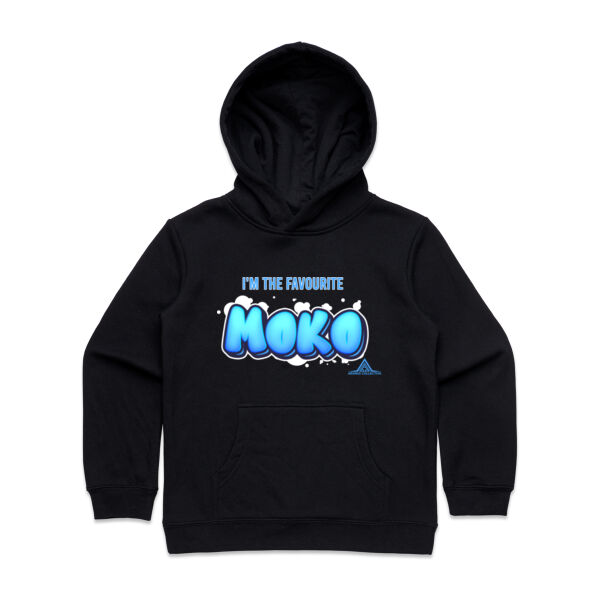 I'm the favourite Moko blue hoodie Thumbnail