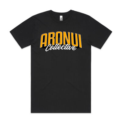 Aronui collective mens tshirt V2 orange Thumbnail