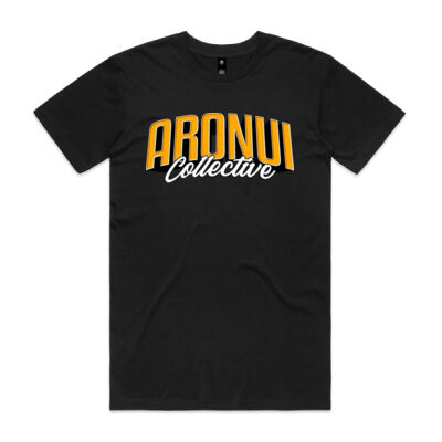 Aronui Collective Text Tee womans yellow v2 Thumbnail