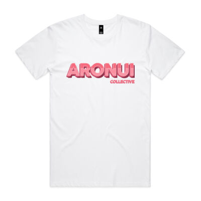 ARONUI PINK TEXT TEE Thumbnail